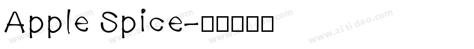 Apple Spice字体转换